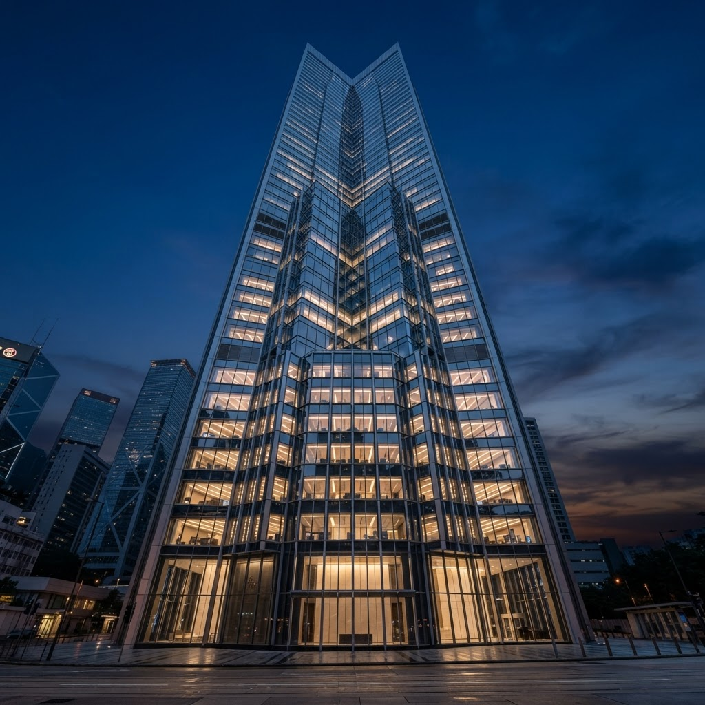 香港甲級商廈玻璃幕牆外觀